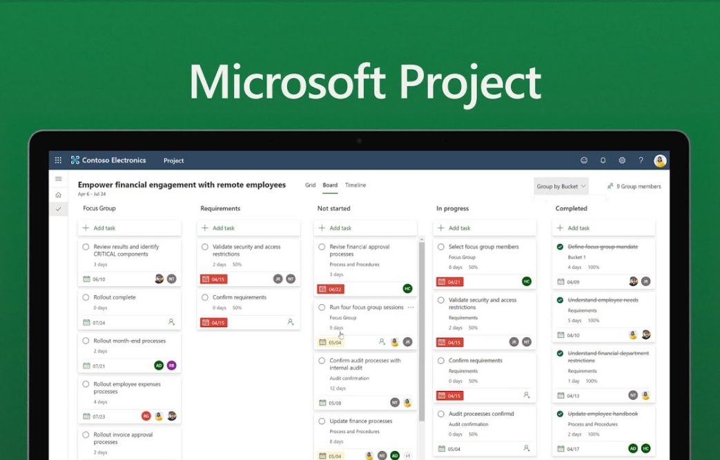 نرم افزار Microsoft Project