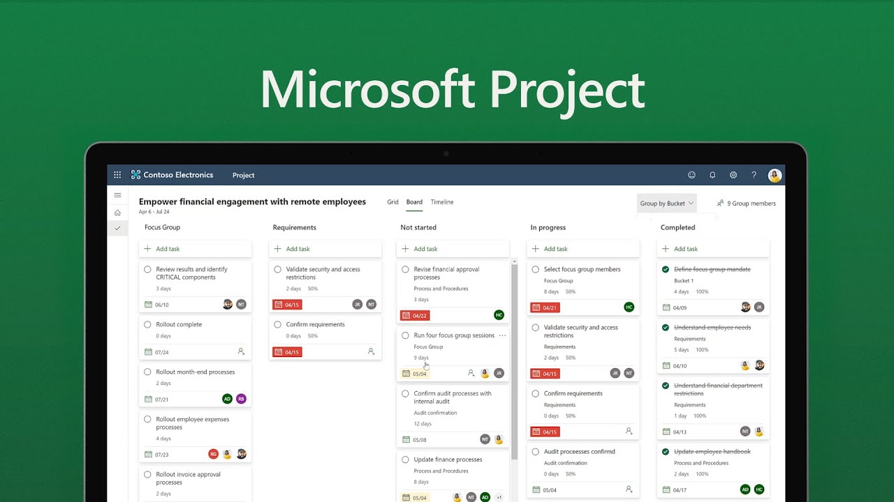 نرم افزار Microsoft Project